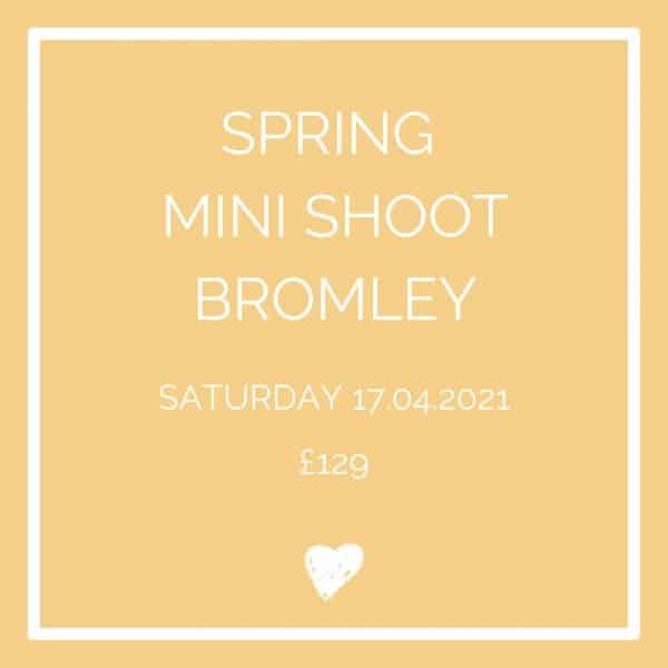 Spring mini shoot Bromley Saturday 17th April Easter hols