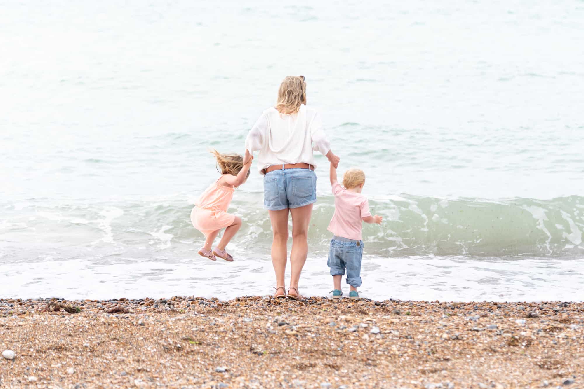 Solo Mum Photography by the sea
